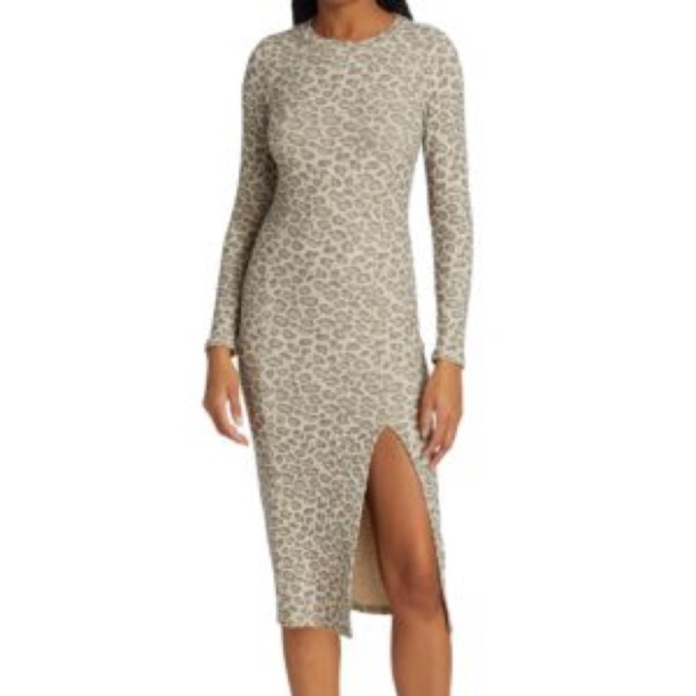NSF leopard print dress size medium